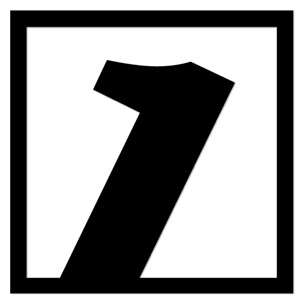 Naklejka z kategorii NUMERY